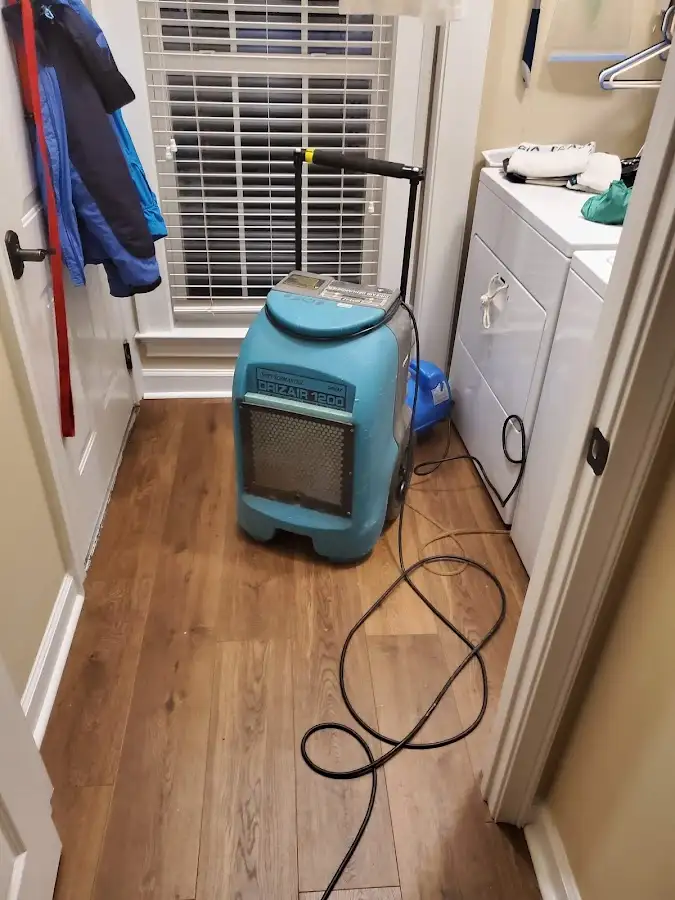 Commercial dehumidifier deployed for Flood Damage Cleanup in St. Johns