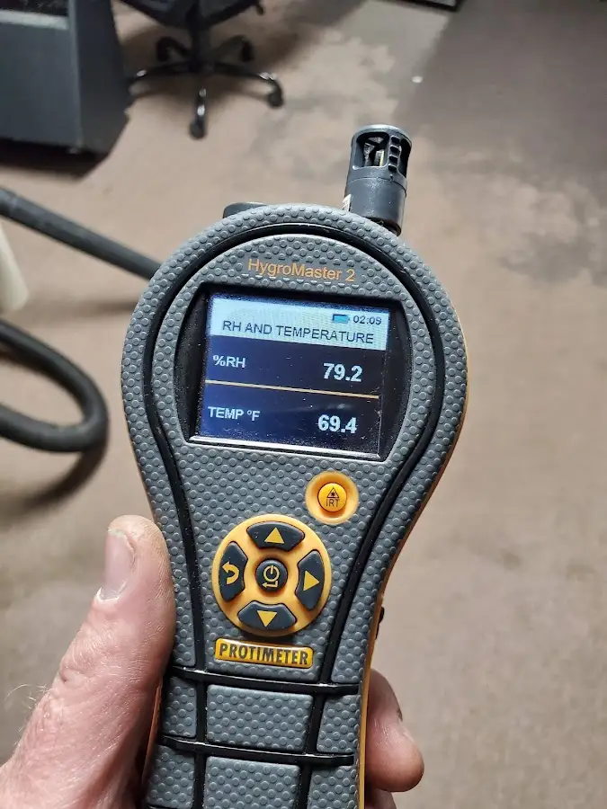 Moisture meter humidity assessment for Fire & Smoke Damage Restoration in St. Johns